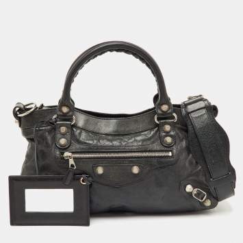 Balenciaga Bordeaux Leather Mini RGH City Bag Balenciaga | TLC