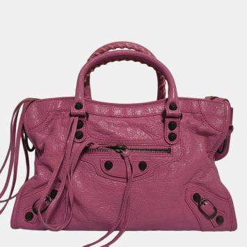 مملوكة مسبقًا Balenciaga Pink Leather Le City Bag Le City Small Bag