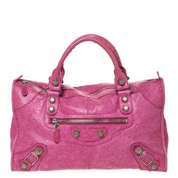 Pre Owned Balenciaga Sorbet Leather GSH Work Tote