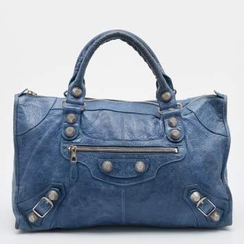 Pre Owned Balenciaga Atlantique Leather GSH Work Tote
