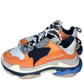 Pre Owned Balenciaga Multicolor Triple S Sneakers Size EU 36