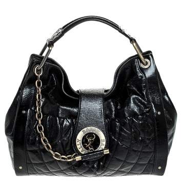 Pre Owned Bally Black Leather Meg T Shoulder Bag 