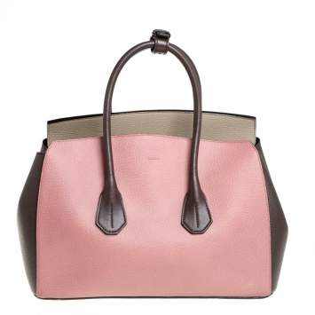 Pre Owned Bally Tri Color Leather Medium Sommet Satchel