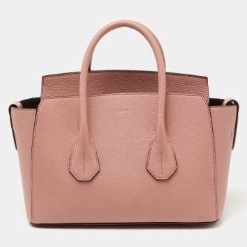 Pre Owned Bally Old Rose Leather Sommet Tote