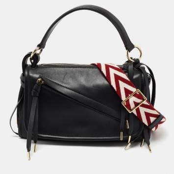 Pre Owned Bally Kyrah Black Leather Shoulder Bag