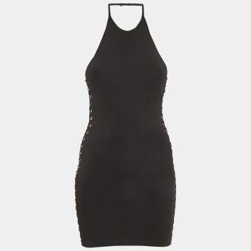 オールインワン・サロペット Balmain Chain Strap Mini Dress Balmain Black Tweed Chain Strap Mini Dress M Balmain | TLC