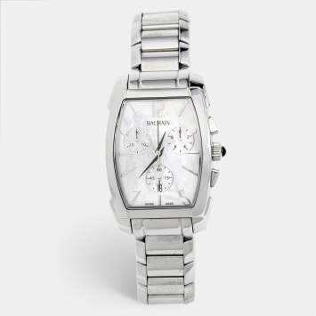 Balmain Mother of Pearl Stainless Steel 5211 Women's Wristwatch 29 mm 