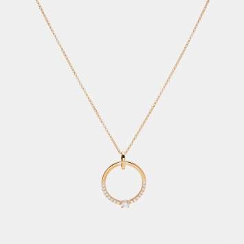 Bernhard H. Mayer Glimmer Diamond 18K Yellow Gold Pendant Necklace