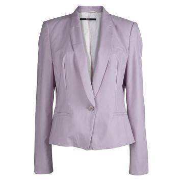 Pre Owned Boss By Hugo Boss Pale Pink  Jadelyn Blazer M