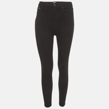 Pre Owned Boss By Hugo Boss Black Denim Super Skinny Maye Jeans S