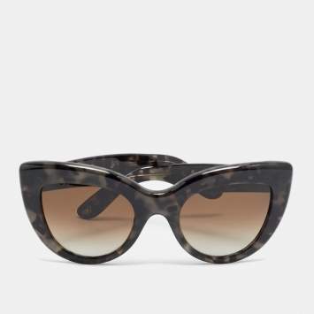 مملوكة مسبقًا Bottega Veneta Tortoise Brown/Grey Gradient BV 263/S Cat Eye Sunglasses