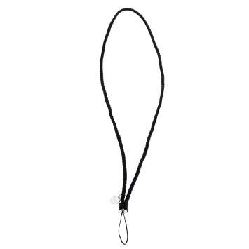 Pre Owned Bottega Veneta Ebano Intrecciato Nappa Leather Cell Phone Strap