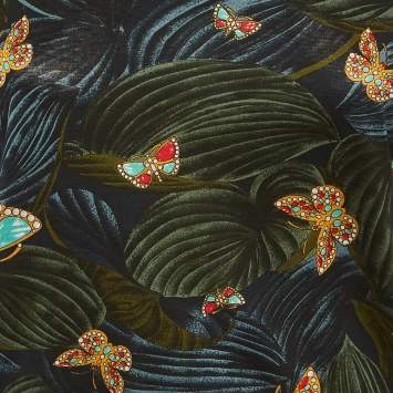 مملوكة مسبقًا Bottega Veneta Vintage Green Printed Jersey T-Shirt S