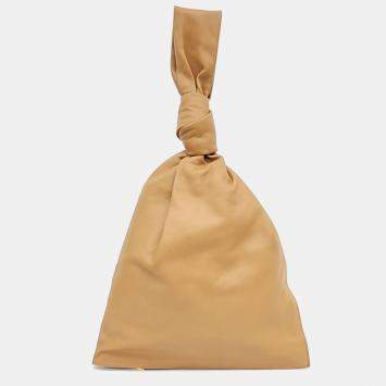 Pre Owned  Bottega Veneta Beige Leather BV Twist Bag