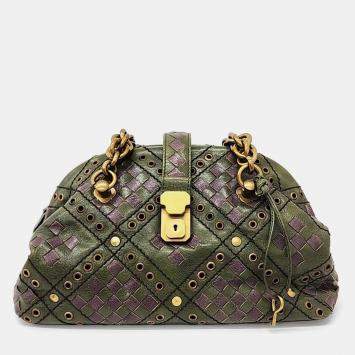 Pre Owned Bottega Veneta Chain Tote Bag