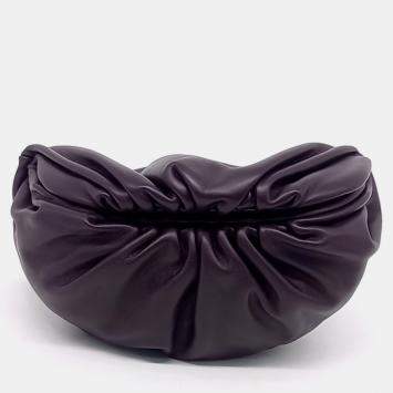 Bottega Veneta Purple Leather Chain Belt Bag