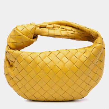 Bottega Veneta Yellow Mini Nappa Intrecciato Jodie