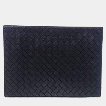 Pre Owned Bottega Veneta Black Mesh clutch