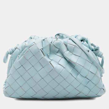 小物 BottegaVeneta Maxi Intrecciato Silver BOTTEGA VENETA Metallic Lambskin Maxi Intrecciato Cassette