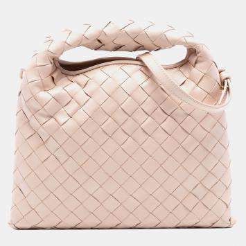 مملوكة مسبقًا حقيبة بوتيغا فينيتا هوب جلد عجل إنتريتشياتو زهري ميني