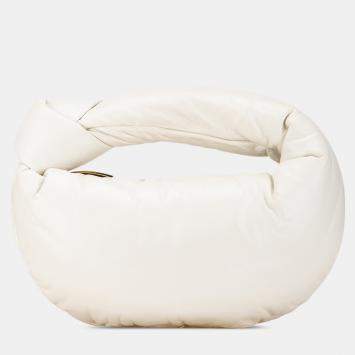 مملوكة مسبقًا حقيبة بوتيغا فينيتا جودي نابا أبيض ميني بفي