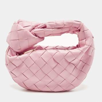 Pre Owned حقيبة بوتيغا فينيتا جودي مايكرو كاندي جلد إنتريشياتو سوداء