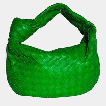 Pre Owned   Bottega Veneta Green Small Jodie
