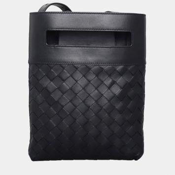 Pre Owned Bottega Veneta Intrecciato Slot Crossbody Bag