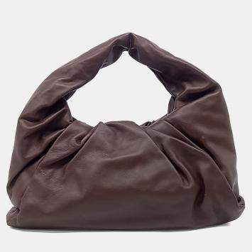 مملوكة مسبقًا Bottega Veneta Brown Leather shoulder pouch