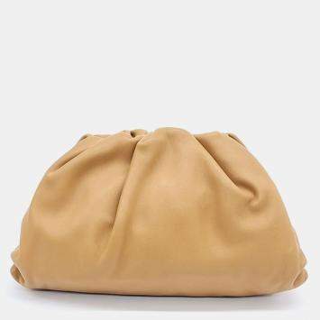 Pre Owned Bottega Veneta Camelton Leather Butter Calf Pouch Bag