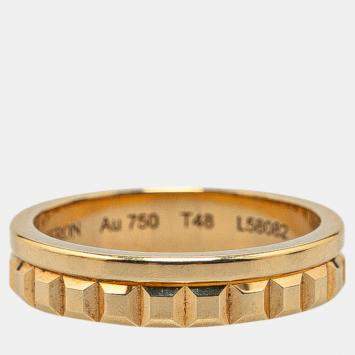 Boucheron 18K Yellow Gold Quatre Radiant Ring Size Japan 8 EU 48