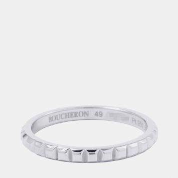 مملوكة مسبقًا خاتم بلاتين بوشيرون كلود دي باريس مقاس EU 49