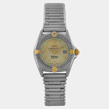 Pre Owned Breitling Callistino B52345 Quartz Silver Stainless Steel Women's Wristwatch 28 mm