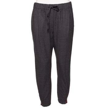 Pre Owned Brunello Cucinelli Charcoal Grey Wool Drawstring Detail Pants M