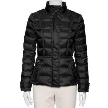 Pre Owned Burberry Brit Black Quilted Puffer Dalesbury Jacket S