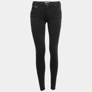 Pre Owned Burberry Brit Black Knit Westbourne Jean Leggings L