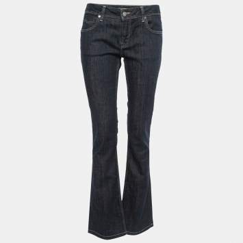 Pre Owned Burberry Brit Blue Denim Boot Leg Jeans M Waist 30"