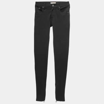 Pre Owned Burberry Brit Black Knit Bayswater Legging Jeans XS