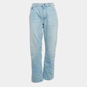 Pre Owned Burberry London Blue Denim Straight Jeans M Waist 30"