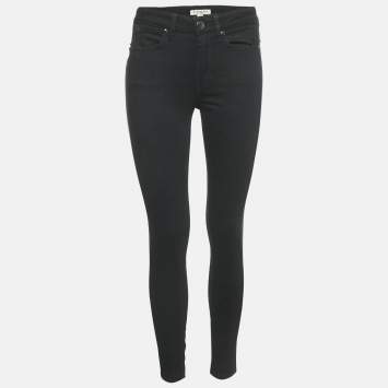 Burberry London Black Jersey Trim Denim Smirdan Jeans M Waist 27"