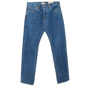 Pre Owned Burberry Navy Blue Denim Straight Leg Jeans M
