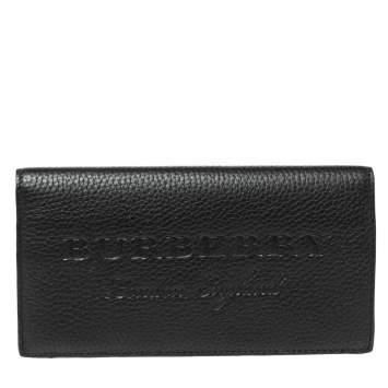 Pre Owned Burberry Black Leather Hastings Bifold Wallet