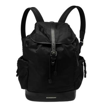 Pre Owned Burberry Black Nylon Watson Diaper Backpack