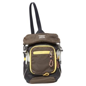 Pre Owned Burberry Multicolor Nylon Leo Belt Pack Bag