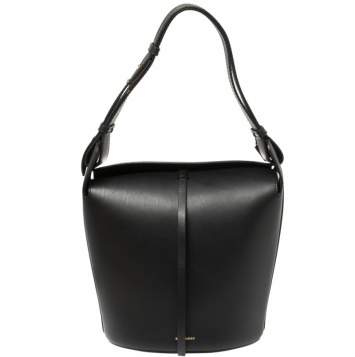 Pre Owned Burberry Black Medium Bucket Bag