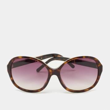 Pre Owned Burberry Tortoise Brown Gradient B 4178 Oversized Sunglasses