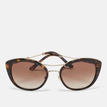 Pre Owned Burberry Brown Gradient B 4251 Q Cat Eye Sunglasses