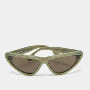 Pre Owned Burberry Green/Grey B 4292 Cat Eye Sunglasses