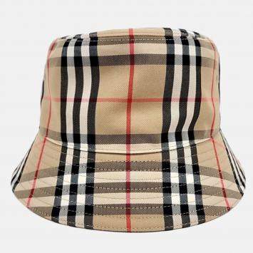 مملوكة مسبقًا Burberry Beige/Multicolor Bucket Hat