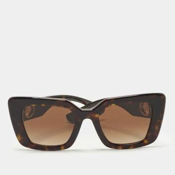 مملوكة مسبقًا Burberry Tortoise Brown Gradient B 4476 Square Sunglasses